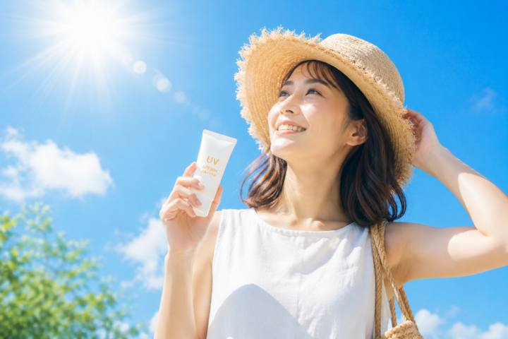 小郡市で夏の肌老け対策!40代50代のシミを防ぐケアの画像